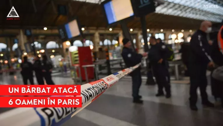 Atac cu cutitul in Gara de Nord din Paris. Mai multe persoane au fost ranite