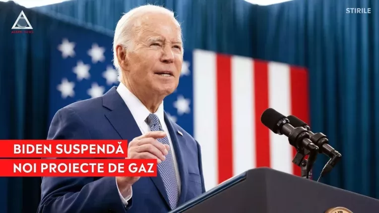 Biden suspenda constructia a noi terminale de export de gaz, invocand amenintarea climatica