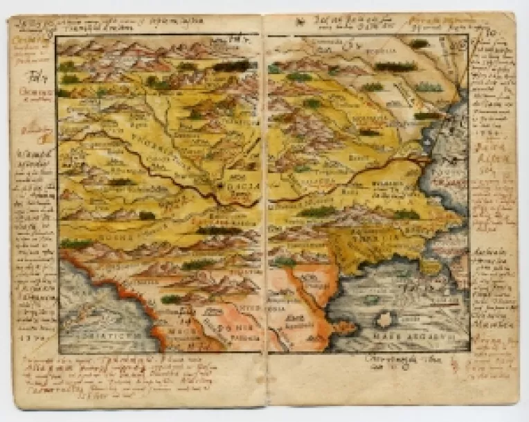 CEA MAI VECHE HARTA  A ROMANIEI A FOST TIPARITA  IN ANUL 1542