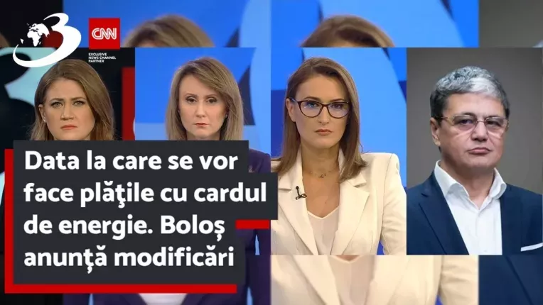 Data la care se vor face platile cu cardul de energie. Bolos anunta modificari