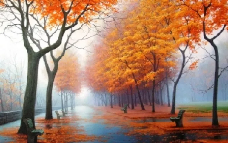 Ganduri triste pe Facebook, intr-o zi ploioasa de toamna