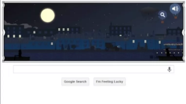 Google celebreaza azi, printr-un Doodle special, cei 151 de ani de la nasterea lui Claude Debussy