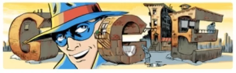 Google il omagiaza pe William Eisner cu un logo special pe 6 martie 2011