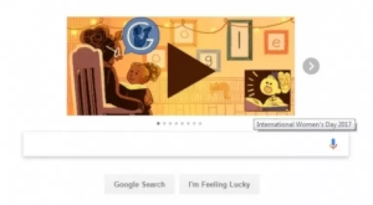 Google marcheaza Ziua Femeii in 2017 cu un doodle special