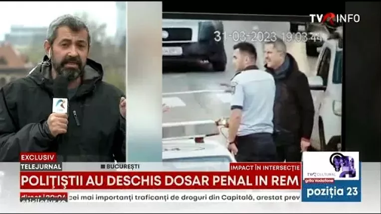 Imagini surprinse  in momentul in care Dan Barna a fost lovit de o masina