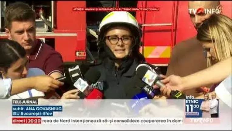 Incendiu violent in Capitala. Au fost afectate 17 case