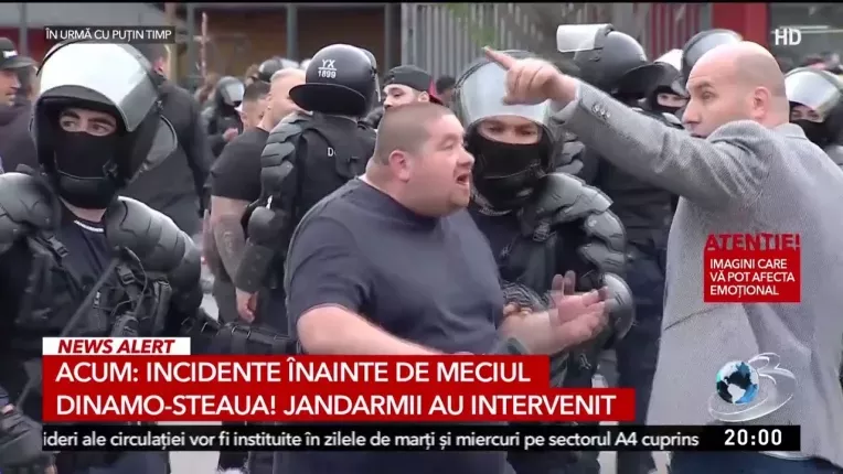 Incidente inainte de meciul Dinamo - Steaua de pe Arena Nationala