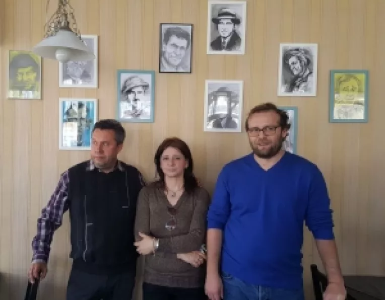 Jimmy Stanescu si Victor Grigore - show de grafica si caricatura in Calarasi