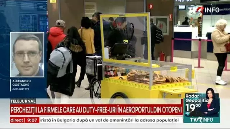 Patru persoane au fost retinute dupa perchezitiile facute ieri la aeroportul  din Otopeni