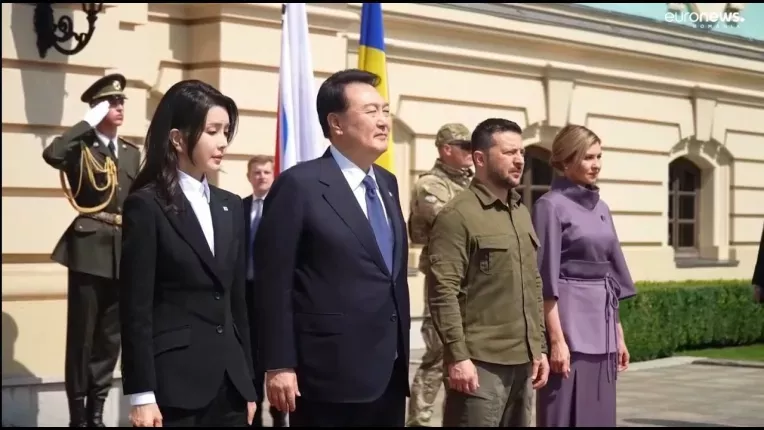 Presedintele Coreei de Sud la Kiev. Ucraina primeste ajutoare de 150 de milioane de dolari