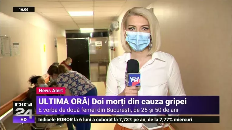 Primele doua decese din cauza gripei in acest sezon: Doua femei din Bucuresti, de 25 si 50 de ani