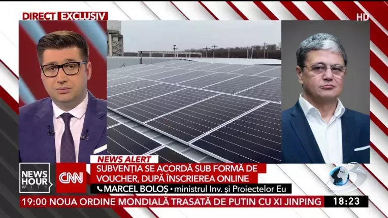 Romanii ar putea primi 25.000 de lei pentru montarea panourilor fotovoltaice