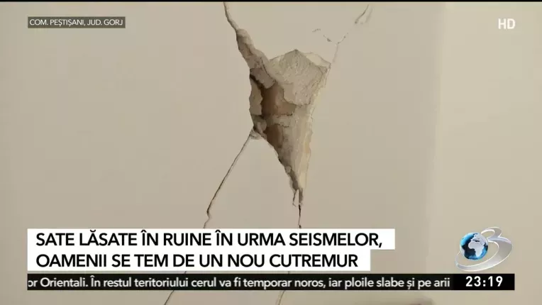 Sate lasate in ruine dupa cutremure! Marturiile oamenilor din Gorj