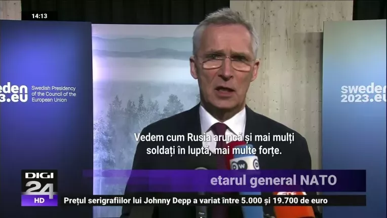 Seful NATO se asteapta ca Bahmutul sa cada in zilele urmatoare