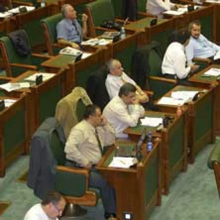 Senatorii s-au mutat cu tot cu naravuri in Casa Poporului