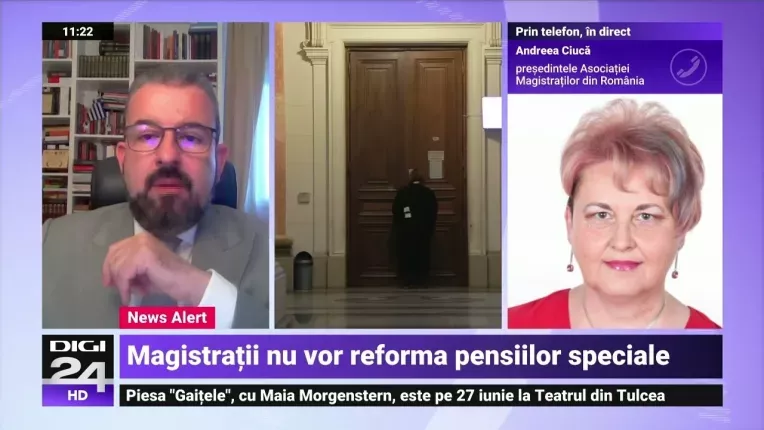 Suparati ca ar putea ramane fara pensii speciale, mii de magistrati fac greva