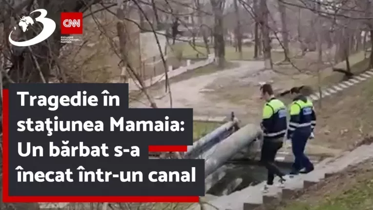 Tragedie in statiunea Mamaia: Un barbat s-a inecat intr-un canal