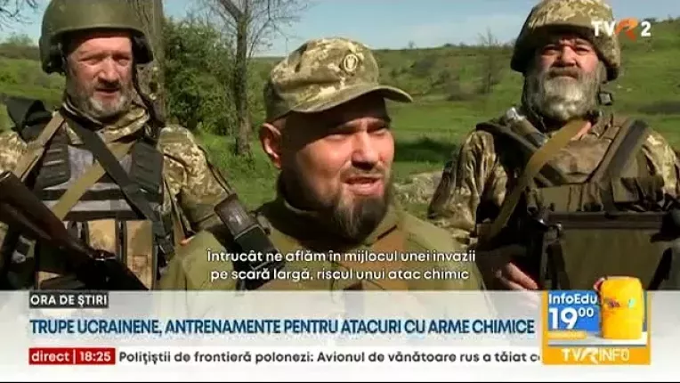 Trupe ucrainene au facut exercitii in caz de dezastru nuclear