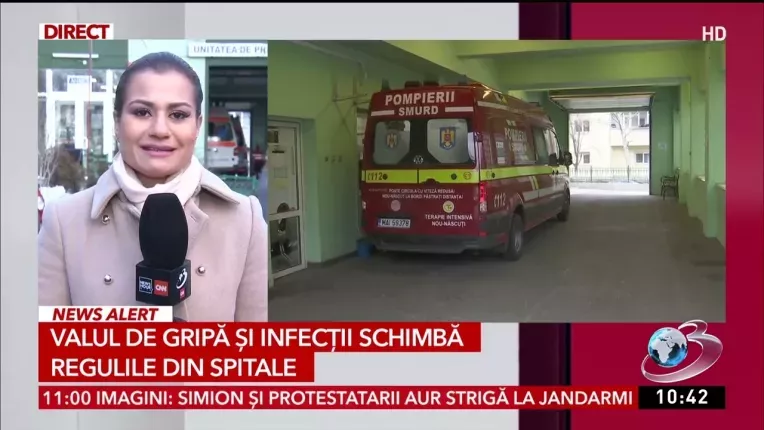 Valul de gripa si infectii schimba regulile din spitale