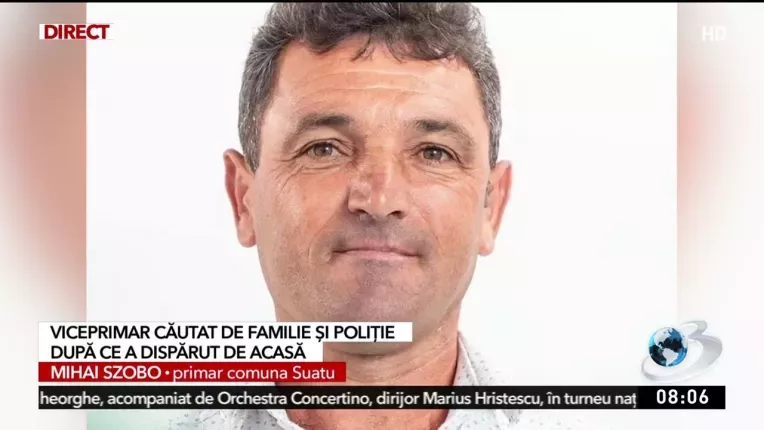 Viceprimar cautat de familie si politie dupa ce a disparut de acasa