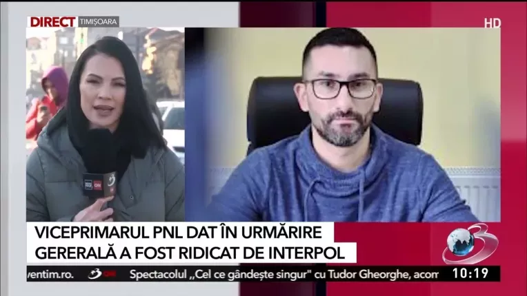 Viceprimar PNL, dat in urmarire generala, a fost ridicat de Interpol